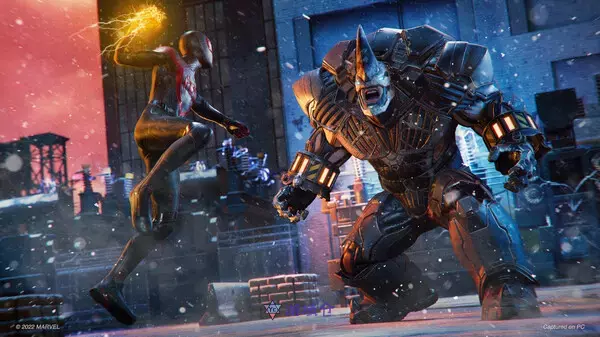 《漫威蜘蛛侠：迈尔斯莫拉莱斯 Marvel’s Spider-Man: Miles Morales》中文版百度云迅雷下载v3.617.1.0|容量48.2GB|官方简体中文|支持键盘.鼠标.手柄|赠多项修改器|赠100%全解锁存档